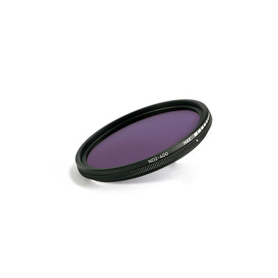 Professional 67mm Variable ND Filter with Aluminum/Copper Frame and HD Resolution